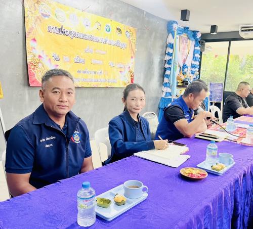 พช.เฉลิมพระเกียรติ ร่วมประชุมคณะกรรมการตำบลสัญจร กต. ประจำเดือนสิงหาคม